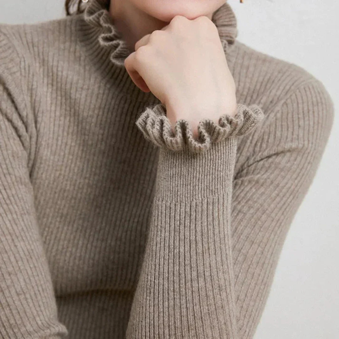 Lucie | Pull D'Hiver À Col Roulé Pour Femmes | Chaud