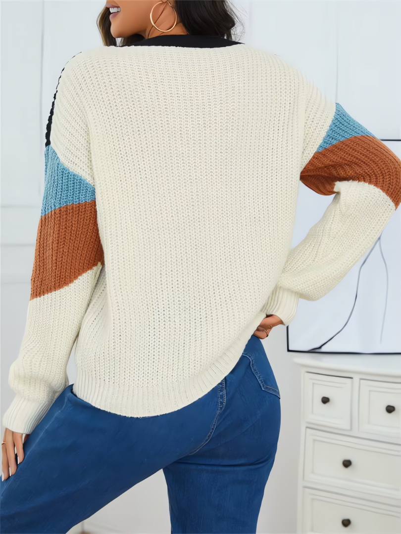 LYDIE | Pull à rayures décontracté
