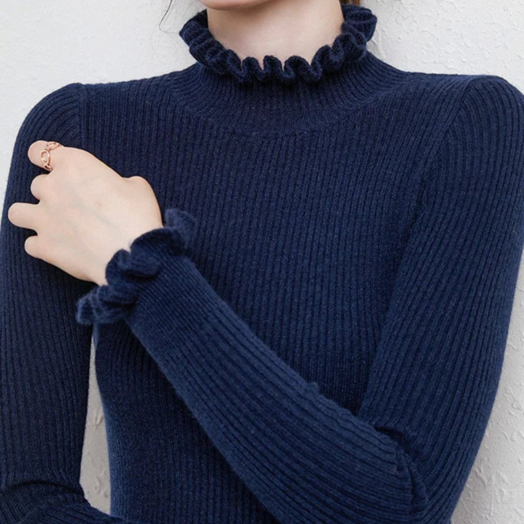 Lucie | Pull D'Hiver À Col Roulé Pour Femmes | Chaud
