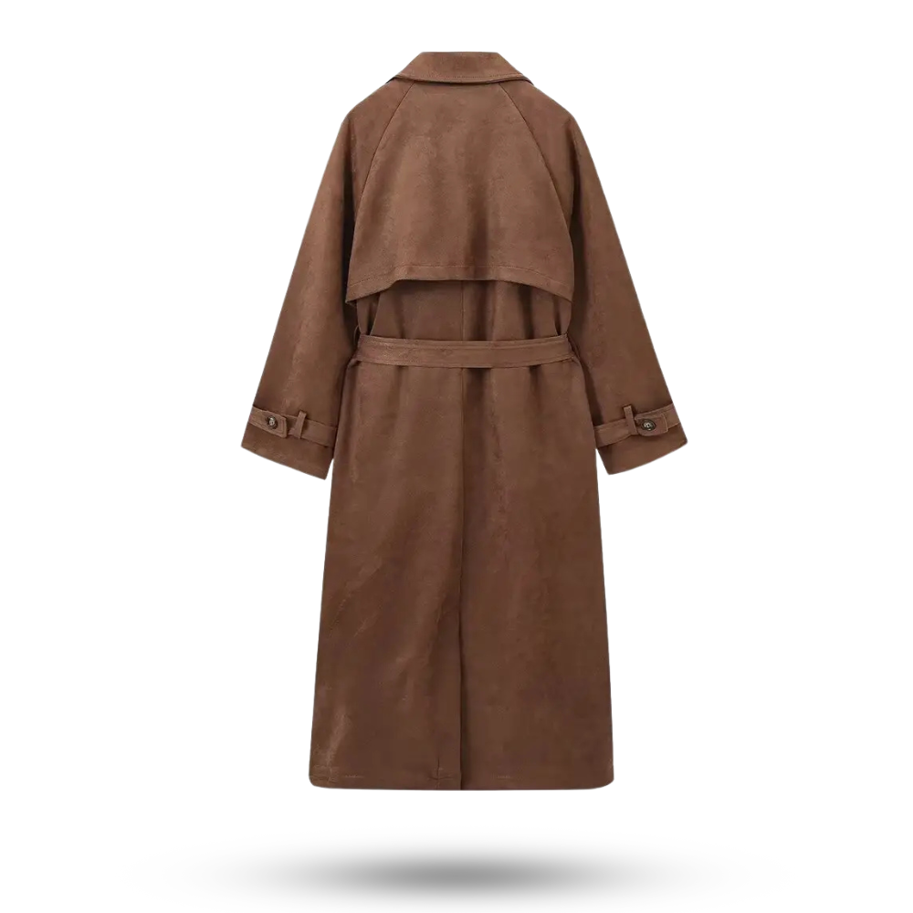 Molly | Trench-coat en faux daim