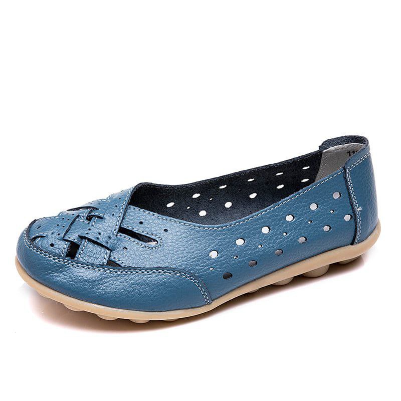 Mocassins en cuir respirant