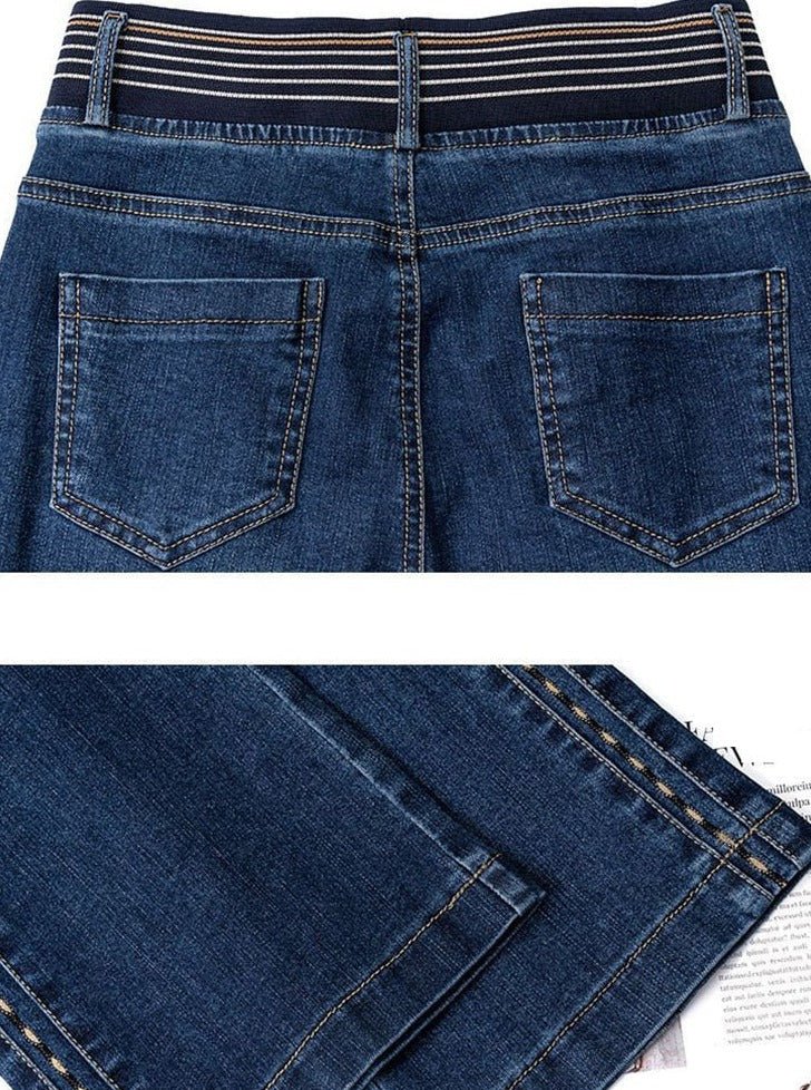 Mariel | Pantalon en Denim Coupe Droite pour Femmes