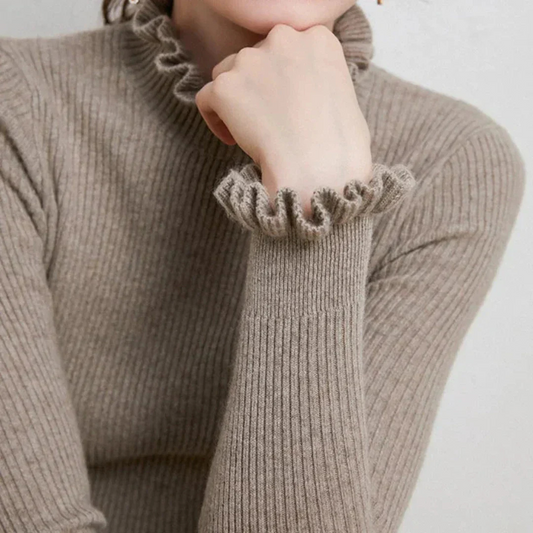 Lucie |  Pull D'Hiver À Col Roulé Pour Femmes | Chaud