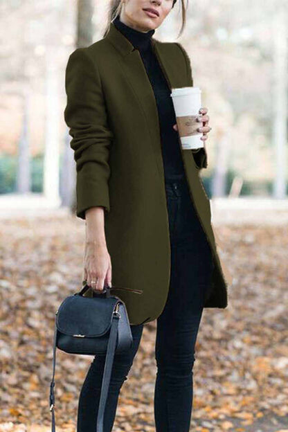Mireille | Manteau élégant à col montant