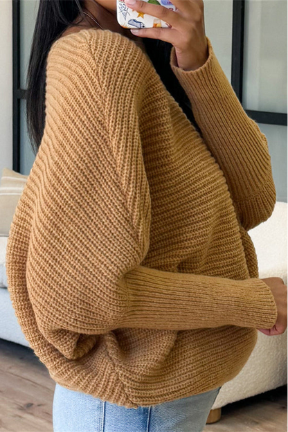 Letty | Pull Tricoté Avec Col Ronde Pour Femmes
