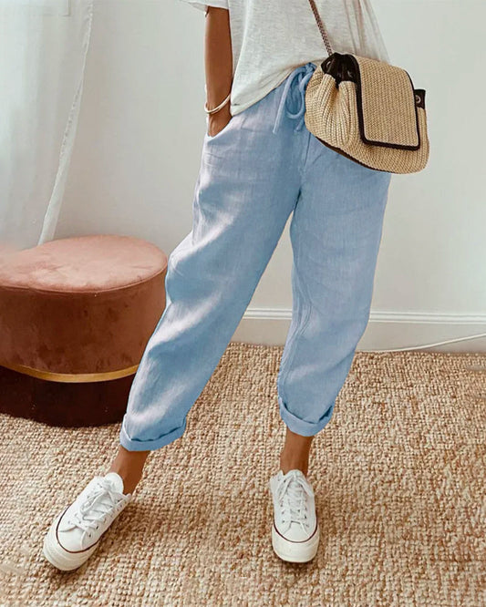 Patricia | Pantalons en Coton Confortables et Décontracter