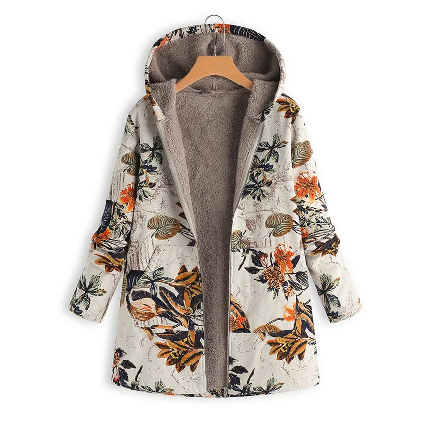 Adelia | Veste d'hiver à imprimé floral