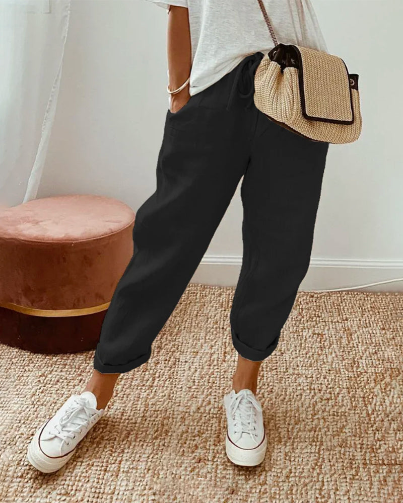 Patricia | Pantalons en Coton Confortables et Décontracter