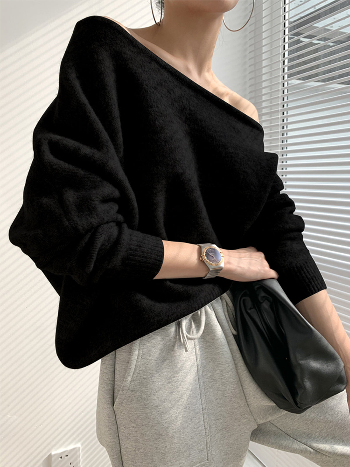 Tamia | Pull Asymétrique Pour Femmes | Chaud
