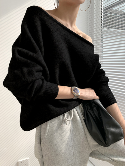 Tamia | Pull Asymétrique Pour Femmes | Chaud