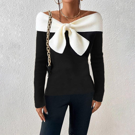 LILI | Pull à col en nœud