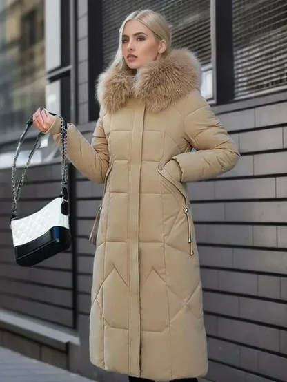 Christelle | Élégant manteau en fausse fourrure à l'italienne