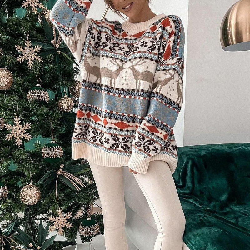 Lois | Pull à Col Roulé Pour Femmes | Christmas