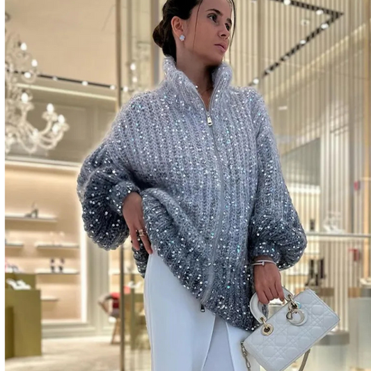 MARJORIE | Pull scintillant élégant
