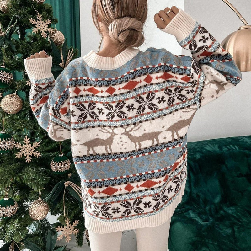 Lois | Pull à Col Roulé Pour Femmes | Christmas