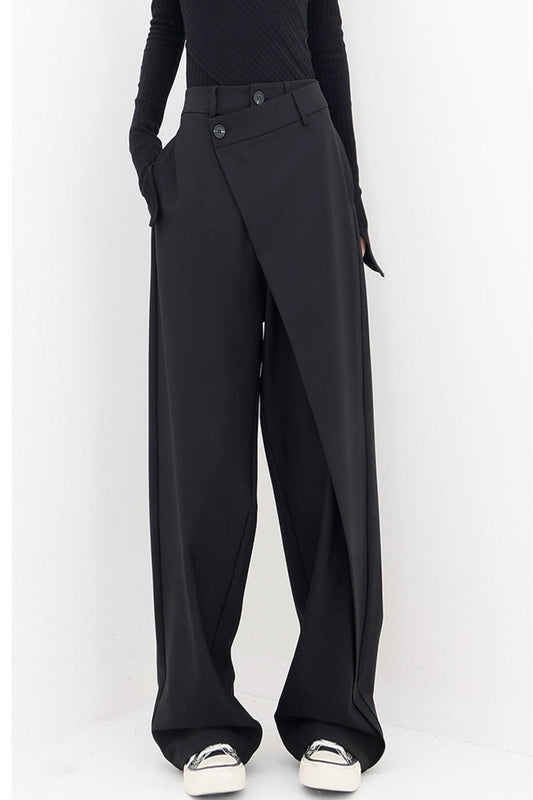 Angeline | Pantalon Baggy Asymétrique