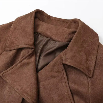 Molly | Trench-coat en faux daim