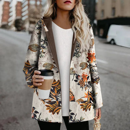 Adelia | Veste d'hiver à imprimé floral
