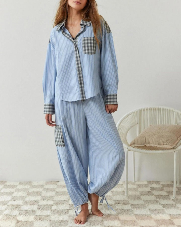 Odette | Ensemble Pyjama Deux Pièces de Haute Qualité