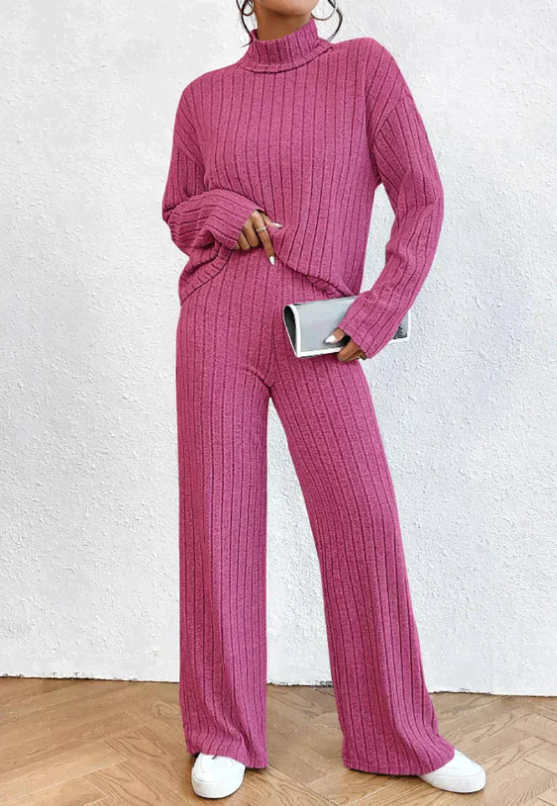 Charma | Pantalon et col roulé en maille pour femme