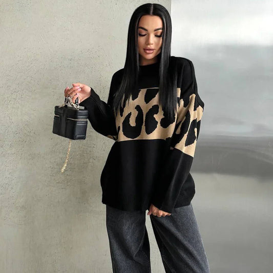 SYLVIE | Pull Léopard