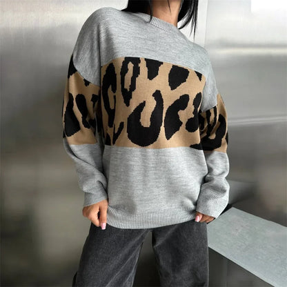 SYLVIE | Pull Léopard