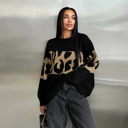 SYLVIE | Pull Léopard