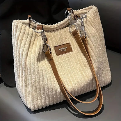 ALIX | Sac fourre-tout en velours côtelé