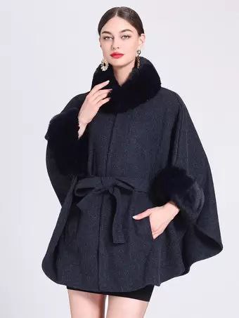 Poncho "Chaleur Chic"