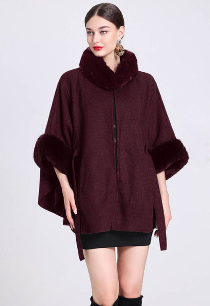 Poncho "Chaleur Chic"