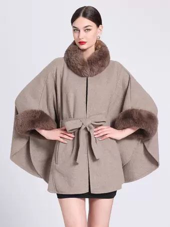 Poncho "Chaleur Chic"