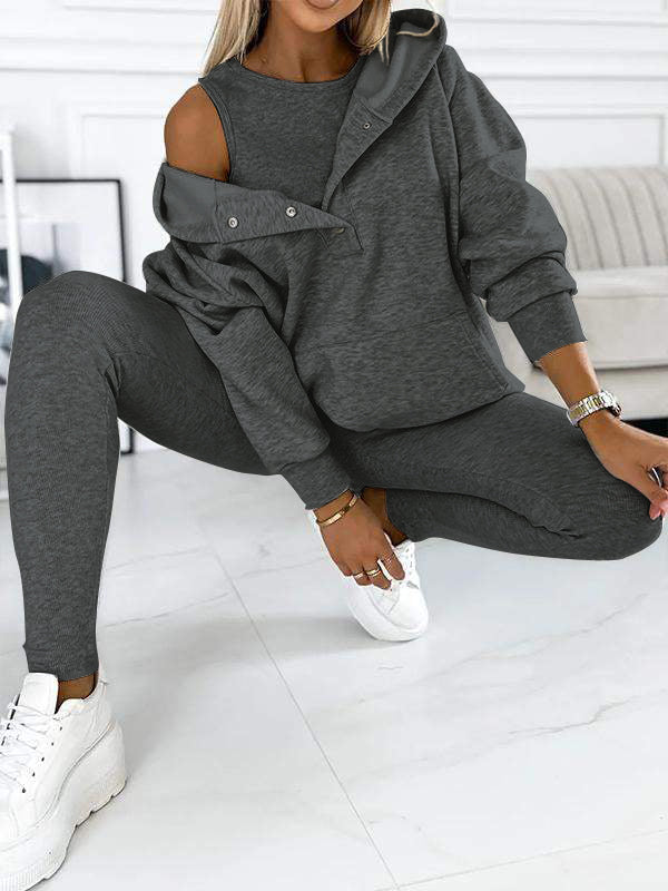 Lisa Ensemble de sweatshirt décontracté et confortable