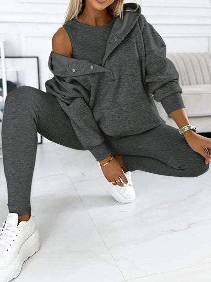 Lisa Ensemble de sweatshirt décontracté et confortable