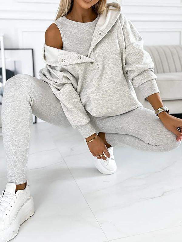 Lisa Ensemble de sweatshirt décontracté et confortable