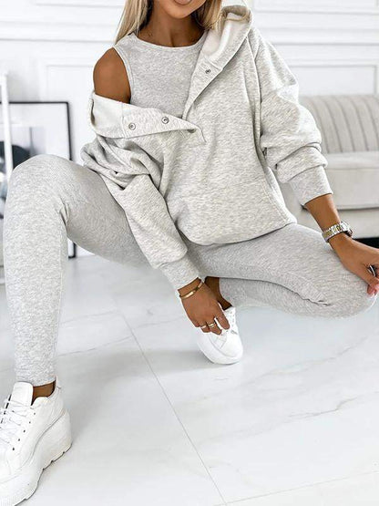 Lisa Ensemble de sweatshirt décontracté et confortable