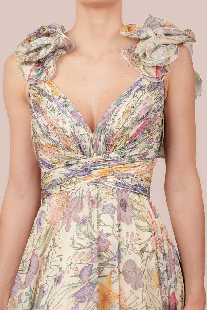 Éclat de Pétales - Robe Maxi