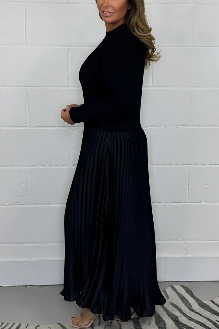 EMELINE | Ensemble pull-jupe plissée