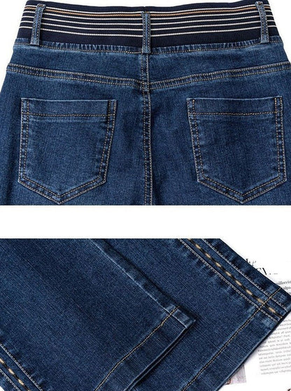 Mariel | Pantalon en Denim Coupe Droite pour Femmes